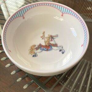 Tiffany & Co. Carousel child’s porcelain bowl made in Japan